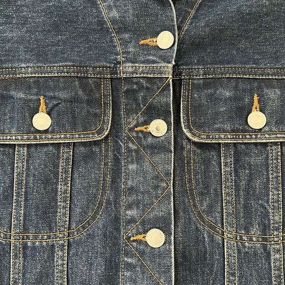 Re/Done Denim Duster Jean Jacket Size S - Picture 3 of 10